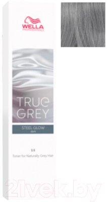 Крем-краска для волос Wella Professionals True Grey Тонер Steel Glow Dark от компании Бесплатная доставка по Беларуси - фото 1