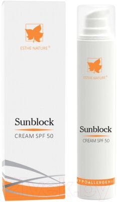Крем солнцезащитный Esthe Nature Sunblock Водостойкий SPF50