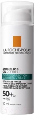 Крем солнцезащитный La Roche-Posay Anthelios для жирной проблемной склонной к акне SPF50+PPD 27