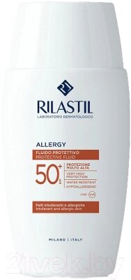Крем солнцезащитный Rilastil Allergy Флюид для чувствительной и реактивной кожи SPF 50+ от компании Бесплатная доставка по Беларуси - фото 1
