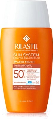 Крем солнцезащитный Rilastil Sun System Water Touch SPF 50+ Увлажняющий тонирующий от компании Бесплатная доставка по Беларуси - фото 1