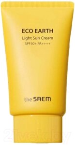 Крем солнцезащитный The Saem Eco Earth Light Sun Cream SPF 50+ PA