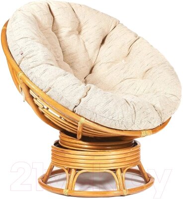 Кресло-качалка Tetchair Papasan W 23/01 B с подушкой от компании Бесплатная доставка по Беларуси - фото 1