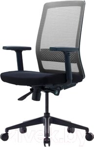 Кресло офисное Bestuhl S30 Black Pl без подголовника с регулируемыми подлокотниками
