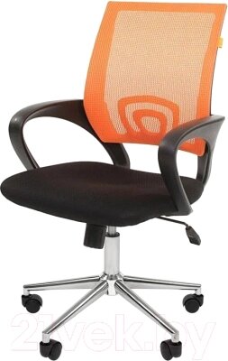 Кресло офисное Chairman 696 хром новый подлокотник от компании Бесплатная доставка по Беларуси - фото 1