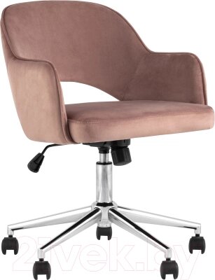 Кресло офисное Stool Group Кларк / CLARKSON Pink CHROME от компании Бесплатная доставка по Беларуси - фото 1