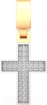 Крестик из розового золота ZORKA 440517.14K. R от компании Бесплатная доставка по Беларуси - фото 1