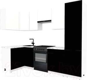 Кухонный гарнитур ВерсоМебель Эко-2 1.2x2.7 левая