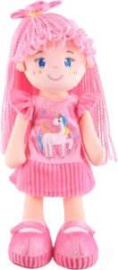 Кукла Maxitoys Лера с розовыми волосами в платье / MT-CR-D01202318-35
