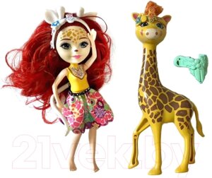 Кукла с аксессуарами 1Toy Лесные Феи с жирафом / Т24026