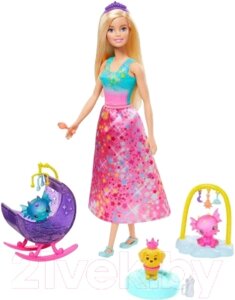 Кукла с аксессуарами Barbie Сказочная Принцесса / GJK49/GJK51