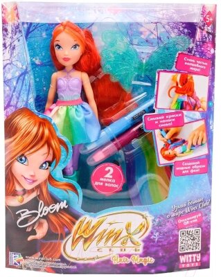 Кукла с аксессуарами Witty Toys Winx Club Hair Magic Блум с крыльями / IW01232101 от компании Бесплатная доставка по Беларуси - фото 1