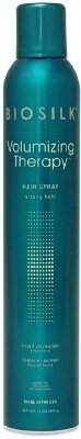 Лак для укладки волос BioSilk Volumizing Therapy Hair Spray сильной фиксации от компании Бесплатная доставка по Беларуси - фото 1