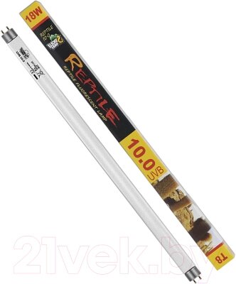 Лампа для террариума Lucky Herp Reptile UVB T8 Fluorescent Tube 18W UVB 10.0 / 015 от компании Бесплатная доставка по Беларуси - фото 1