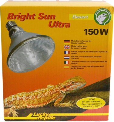 Лампа для террариума Lucky Reptile Bright Sun UV ULTRA пустыня / BSUD-150 от компании Бесплатная доставка по Беларуси - фото 1