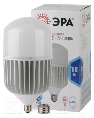 Лампа ЭРА Led smd T160-100W-4000-E27/E40 / Б0032089 от компании Бесплатная доставка по Беларуси - фото 1