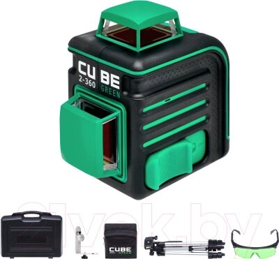 Лазерный нивелир ADA Instruments Cube 2-360 Green Ultimate Edition / A00471 от компании Бесплатная доставка по Беларуси - фото 1