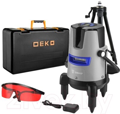 Лазерный уровень Deko DKLL02RB Pro Set 2 Premium / 065-0102-1 от компании Бесплатная доставка по Беларуси - фото 1
