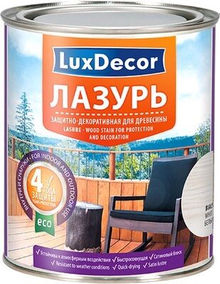 Лазурь для древесины LuxDecor Белый от компании Бесплатная доставка по Беларуси - фото 1