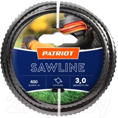 Леска для триммера PATRIOT Sawline 300-400-5 / 805403333 от компании Бесплатная доставка по Беларуси - фото 1