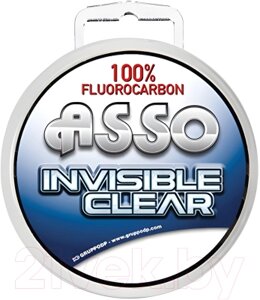 Леска флюорокарбоновая Asso Invisible Clear 100% Fluorocarbon 0.28мм