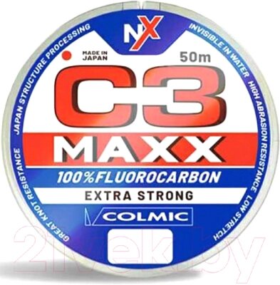 Леска флюорокарбоновая Colmic C3 Maxx 0.280мм 50м от компании Бесплатная доставка по Беларуси - фото 1