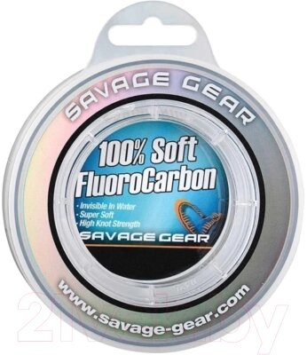 Леска флюорокарбоновая Savage Gear Soft Fluoro Carbon 0.74мм 20м 28.7кг / 54856 от компании Бесплатная доставка по Беларуси - фото 1