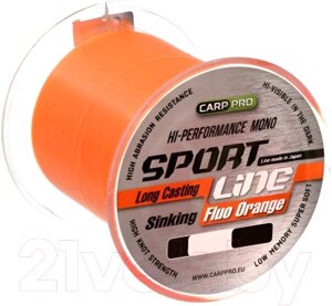 Леска монофильная Carp Pro Sport Line Fluo Orange 1000M / CP2210-0310