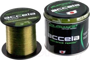 Леска монофильная Elegance Method Accela Distance Feeder Olive / FXEM-509125