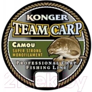 Леска монофильная Konger Team Carp Camou 0.30мм 1000м / 227001030