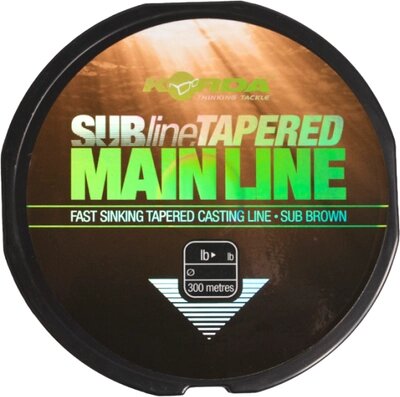 Леска монофильная Korda Subline Tapered Mainline 0.30-0.50мм / KTM30 от компании Бесплатная доставка по Беларуси - фото 1