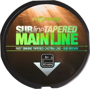 Леска монофильная Korda Subline Tapered Mainline 0.33-0.50мм / KTM33