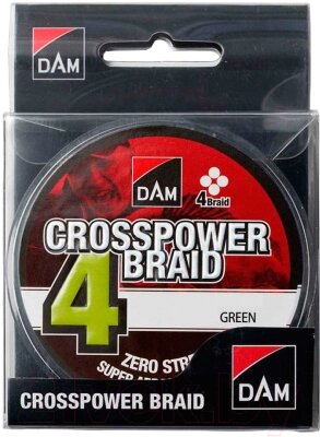 Леска плетеная DAM Crosspower 4-Braid 0.15мм 150м / 66577 от компании Бесплатная доставка по Беларуси - фото 1