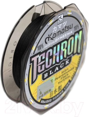 Леска плетеная KAMATSU Techron Black 0.14мм 135м / 255135014 от компании Бесплатная доставка по Беларуси - фото 1