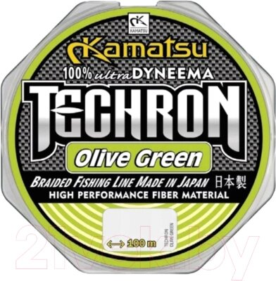 Леска плетеная KAMATSU Techron Olive Green 0.08мм 135м / 259135008 от компании Бесплатная доставка по Беларуси - фото 1