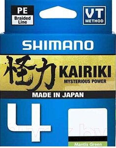 Леска плетеная Shimano Kairiki 4 PE 0.19мм / LDM54TE1819015G