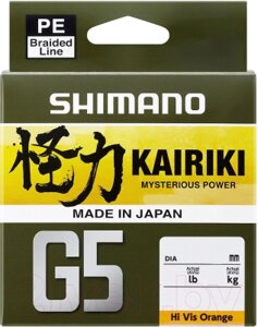 Леска плетеная Shimano Kairiki G5 0.13мм / LDM41UE130100H