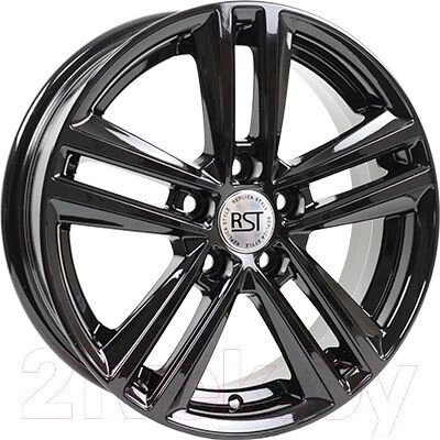 Литой диск RST Wheels R025 15x6" 5x100мм DIA 57.1мм ET 38мм BL от компании Бесплатная доставка по Беларуси - фото 1