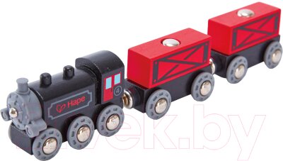 Локомотив игрушечный Hape Товарный поезд / E3717-HP от компании Бесплатная доставка по Беларуси - фото 1