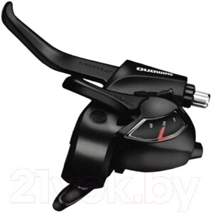 Манетка для велосипеда Shimano Tourney +тормозная ручка / ASTEF41LBL