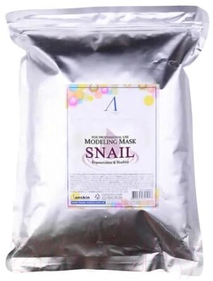 Маска для лица альгинатная Anskin Original Snail Modeling Mask от компании Бесплатная доставка по Беларуси - фото 1