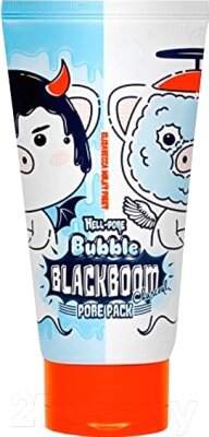 Маска для лица кремовая Elizavecca Hell Pore Bubble Black Boom кислородная от компании Бесплатная доставка по Беларуси - фото 1