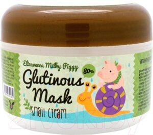 Маска для лица кремовая Elizavecca Milky Piggy Glutinous 80% Mask на основе улиточного секрета