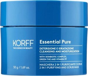 Маска для лица кремовая KORFF Essential Pure Cleansing And Moisturization 2в1