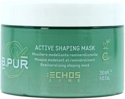 Маска для волос Echos Line B. Pur Active Shaping реминерализующая моделирующая от компании Бесплатная доставка по Беларуси - фото 1