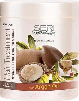 Маска для волос Farcom Professional Seri Natural Line интенсив. кондициониров. и сияние от компании Бесплатная доставка по Беларуси - фото 1