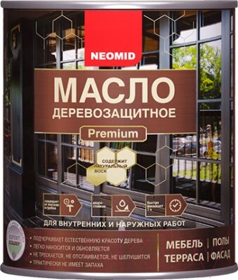 Масло для древесины Neomid Premium от компании Бесплатная доставка по Беларуси - фото 1