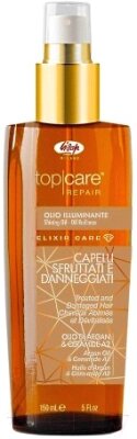 Масло для волос Lisap Top Care Repair Elixir Care для сияния истощённых волос от компании Бесплатная доставка по Беларуси - фото 1