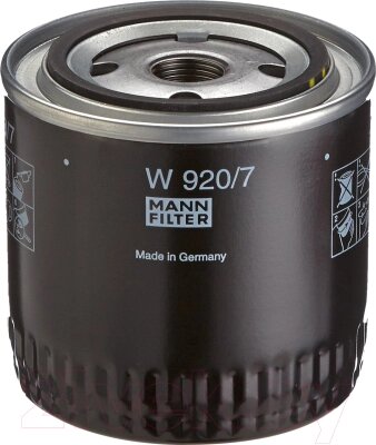 Масляный фильтр Mann-Filter W920/7 от компании Бесплатная доставка по Беларуси - фото 1