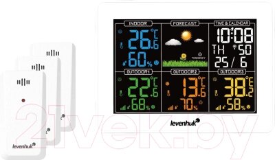 Метеостанция цифровая Levenhuk Wezzer Plus LP60 / 78896 от компании Бесплатная доставка по Беларуси - фото 1